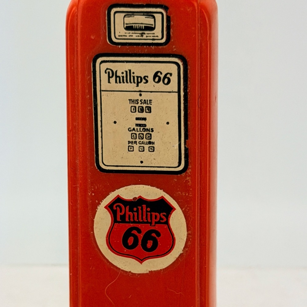 Vintage 1950's Phillips 66 and Flite Fuel Miniature Gas Pump Salt Pepper Shakers - Picture 10 of 10